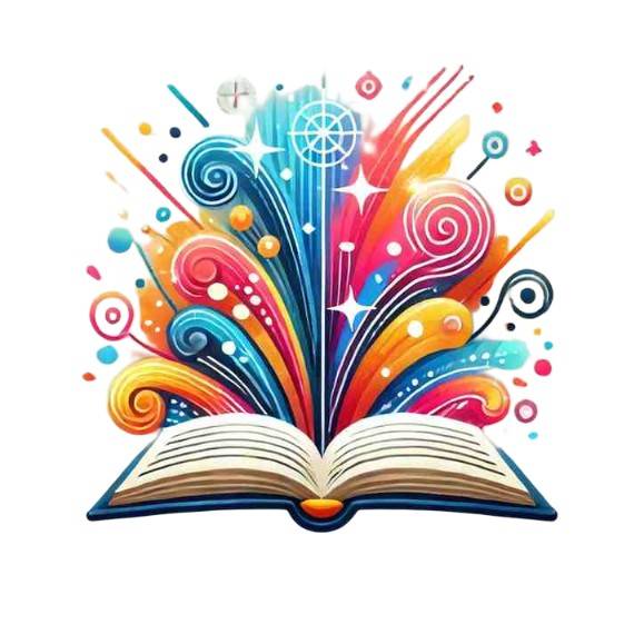 Colorful Open Book Icon